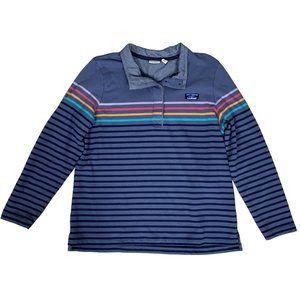 L.L. Bean 1/4 Button Down Long Sleeve Size XL